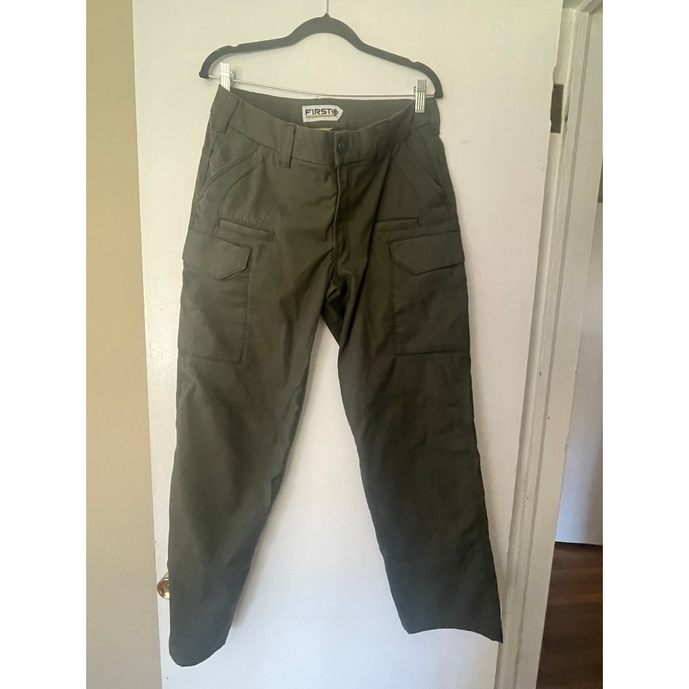 First Tactical Women's Ripstop Cargo Pants Olive Green‎ Utility Work Trousers